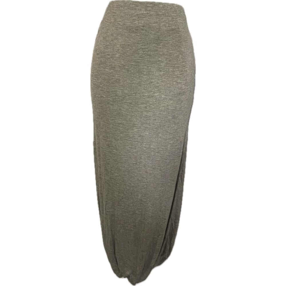 RACHEL Rachel Roy Grey Stretch Midi Skirt Women’s Size XXL Retail $69